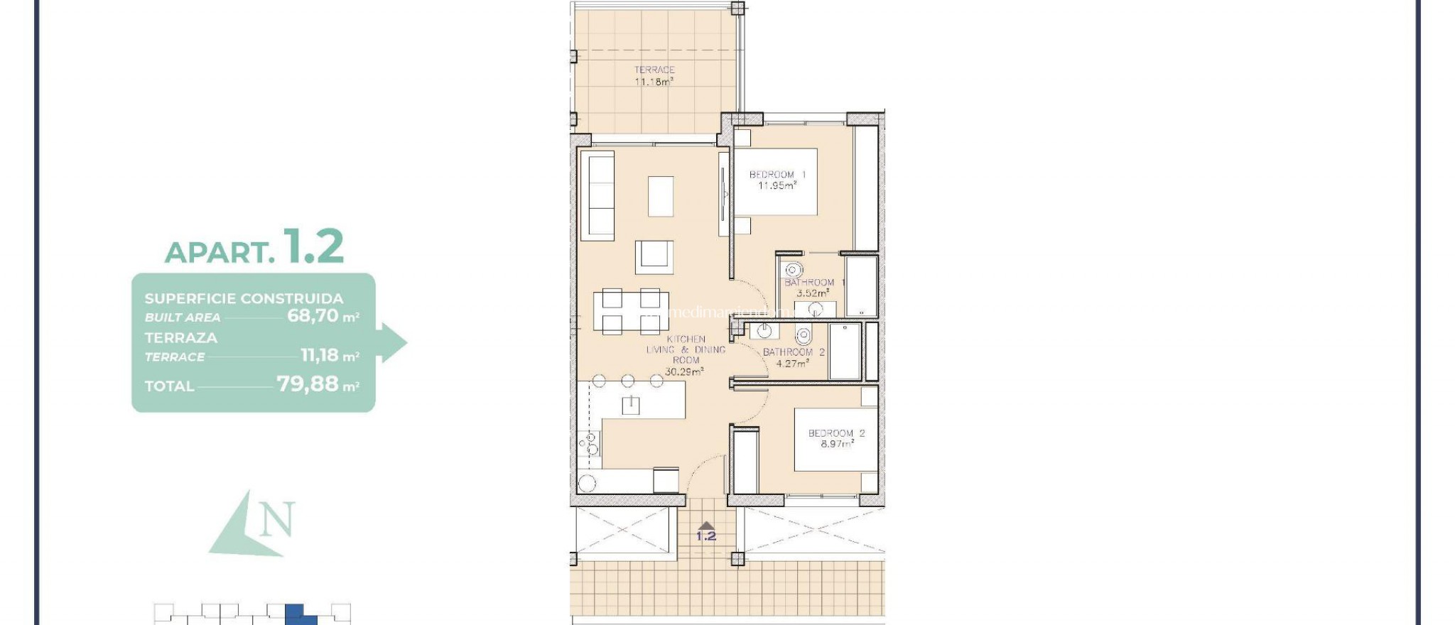 Nouvelle Construction - Appartement - Los Alcazares - Serena Golf