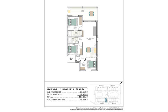 Nouvelle Construction - Appartement - Torre Pacheco - San Cayetano