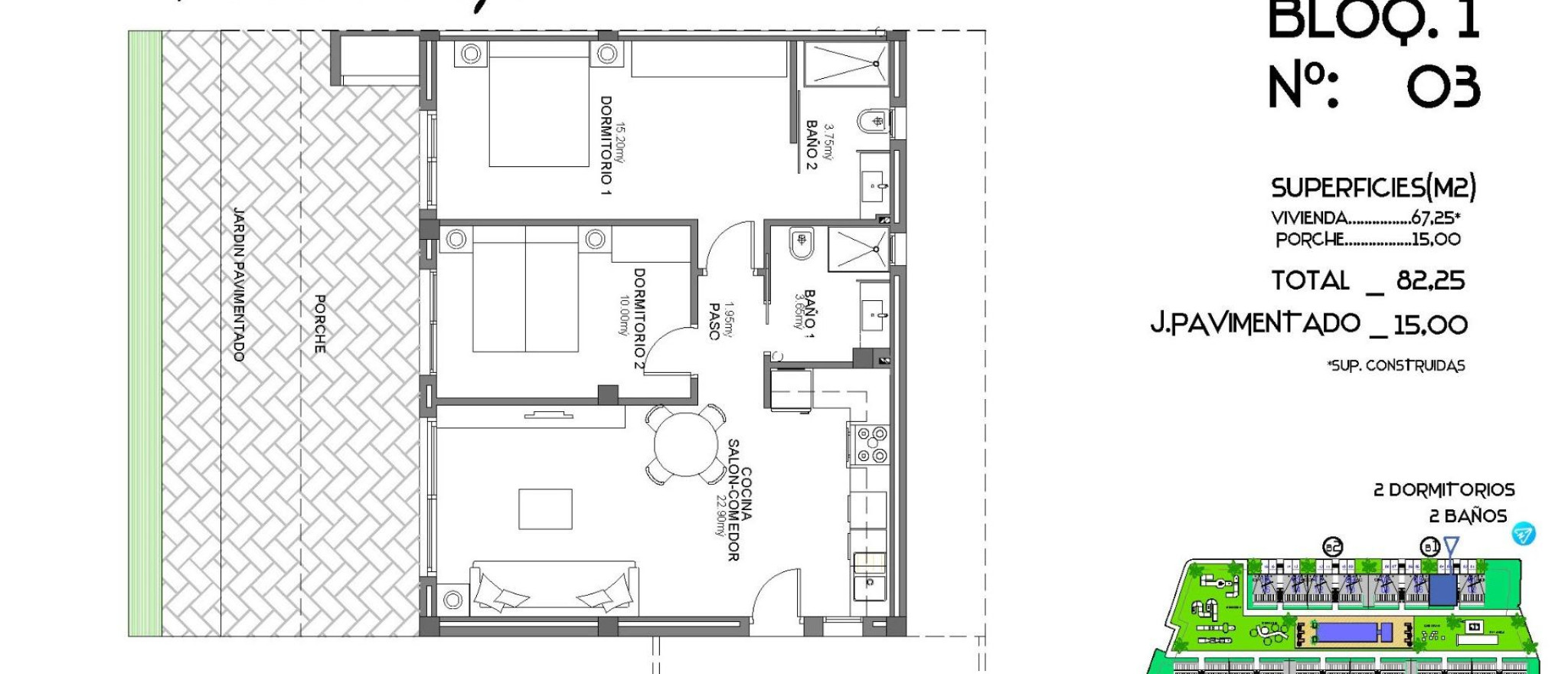 Nouvelle Construction - Bungalow - Algorfa - La Finca Golf