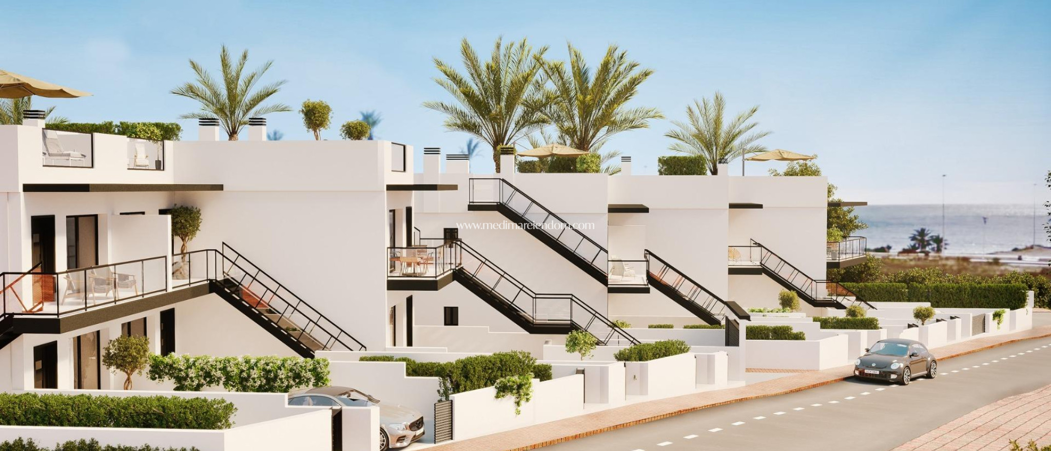 Nouvelle Construction - Bungalow au dernier étage - Puerto de Mazarron - Playa Negra