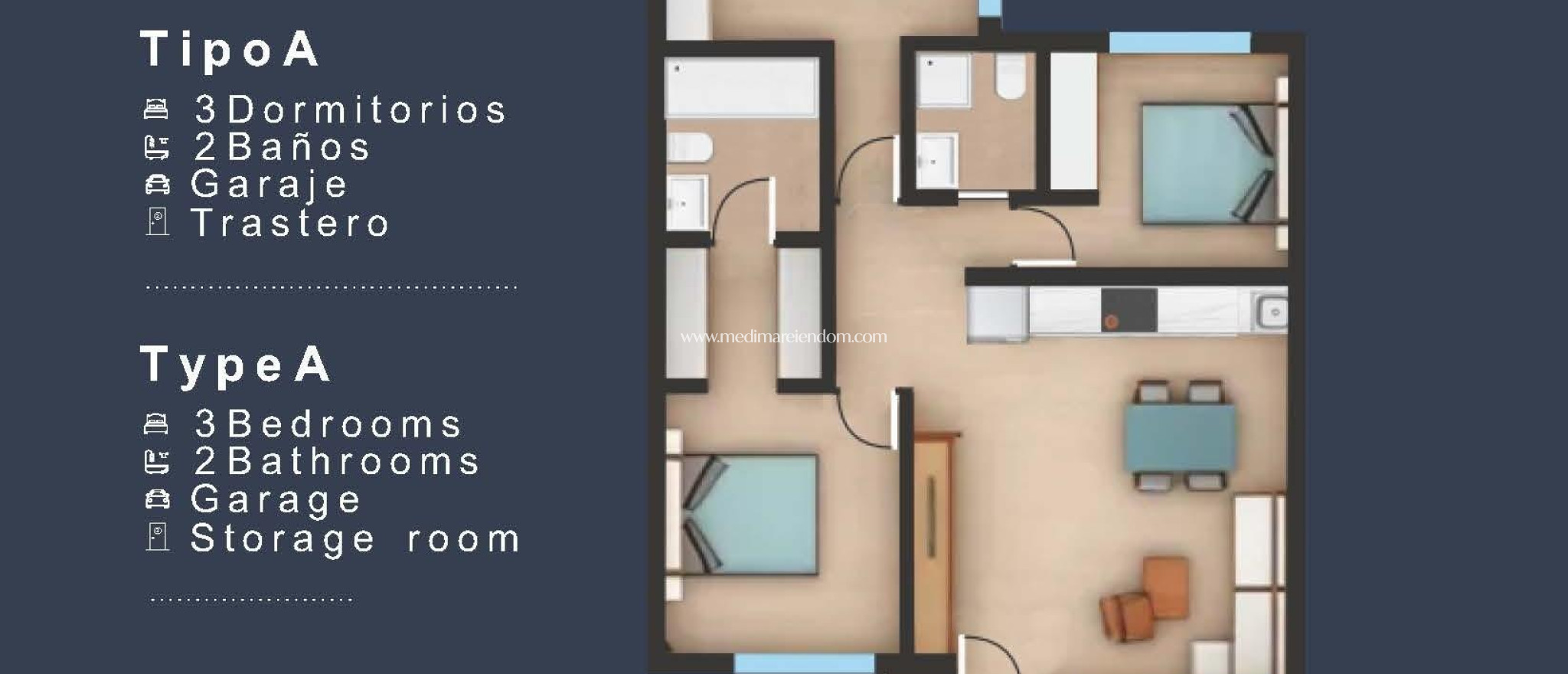 Nouvelle Construction - Bungalow au dernier étage - San Pedro del Pinatar - Los Pinos