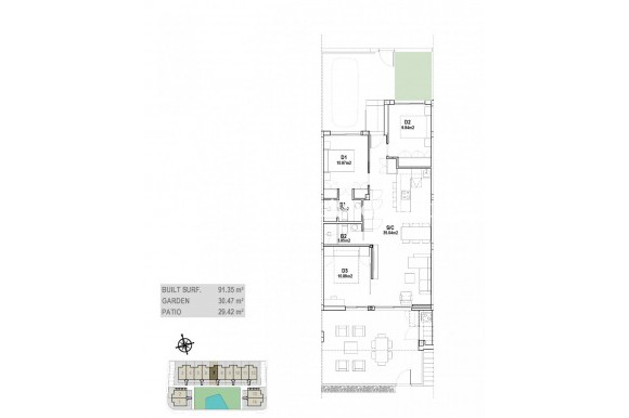 Nouvelle Construction - Bungalow - Los Belones - Mar De Cristal