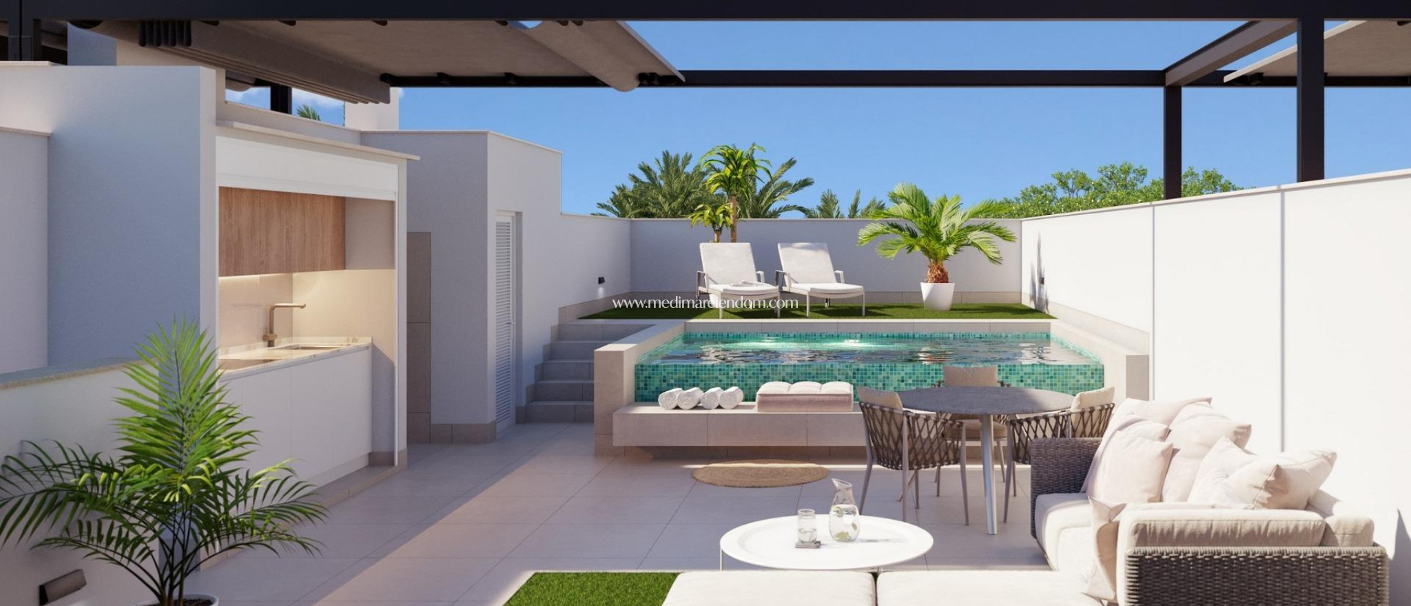 Nouvelle Construction - Bungalow - Pilar de la Horadada - parques de Andromeda