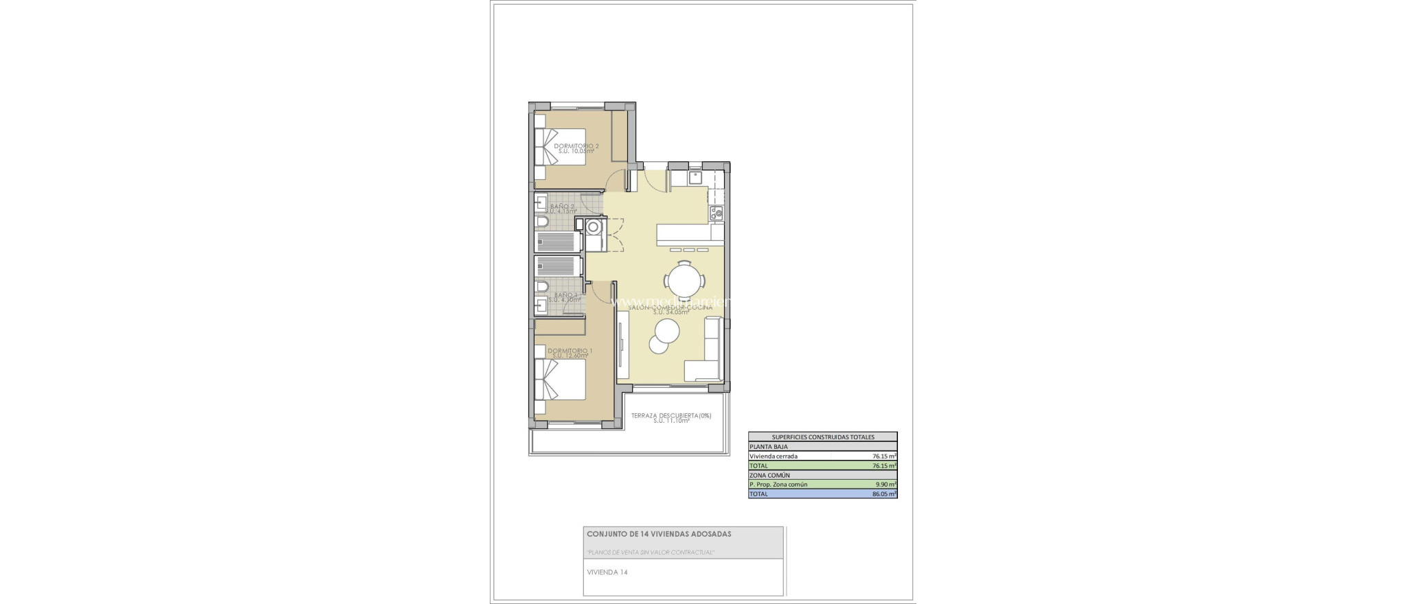 Nouvelle Construction - Bungalow - Rojales - Pueblo