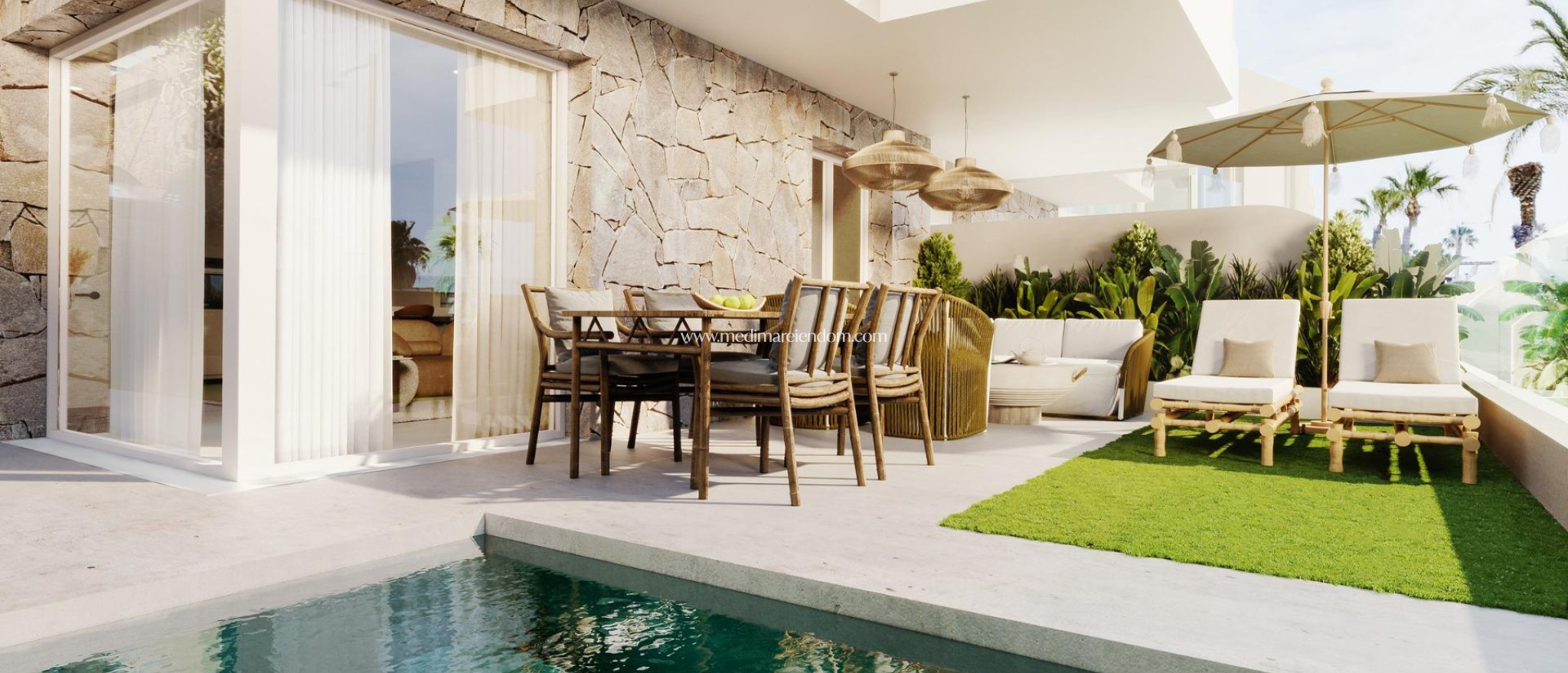 Nouvelle Construction - Maison jumelée - Mojacar - Playa de la Mena