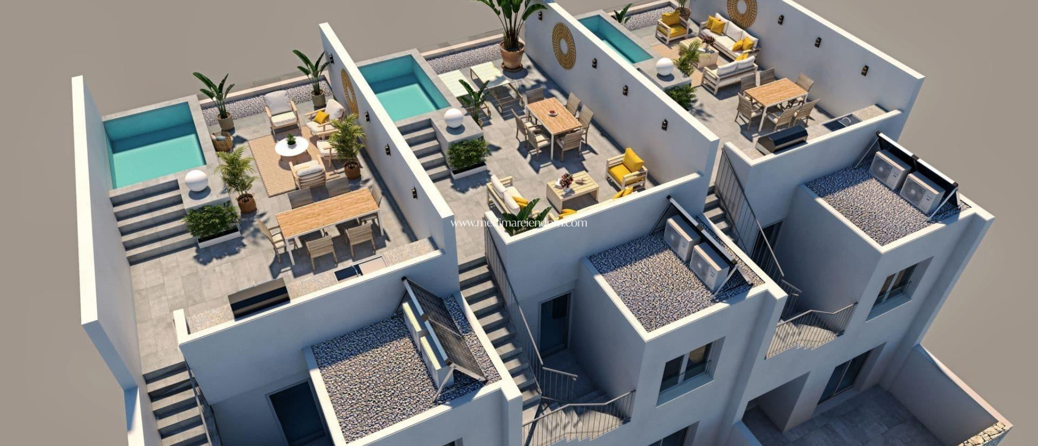 Nouvelle Construction - Maison Mitoyenne - Pilar de la Horadada - La Torre De La Horadada