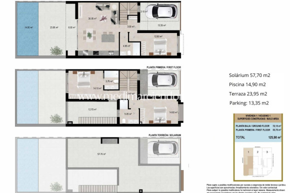 Nouvelle Construction - Maison Mitoyenne - San Javier - pueblo
