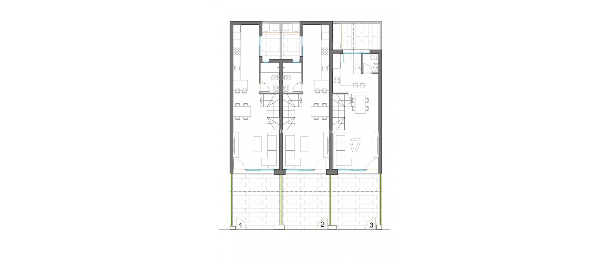 Nouvelle Construction - Maison Mitoyenne - San Pedro del Pinatar - Pueblo