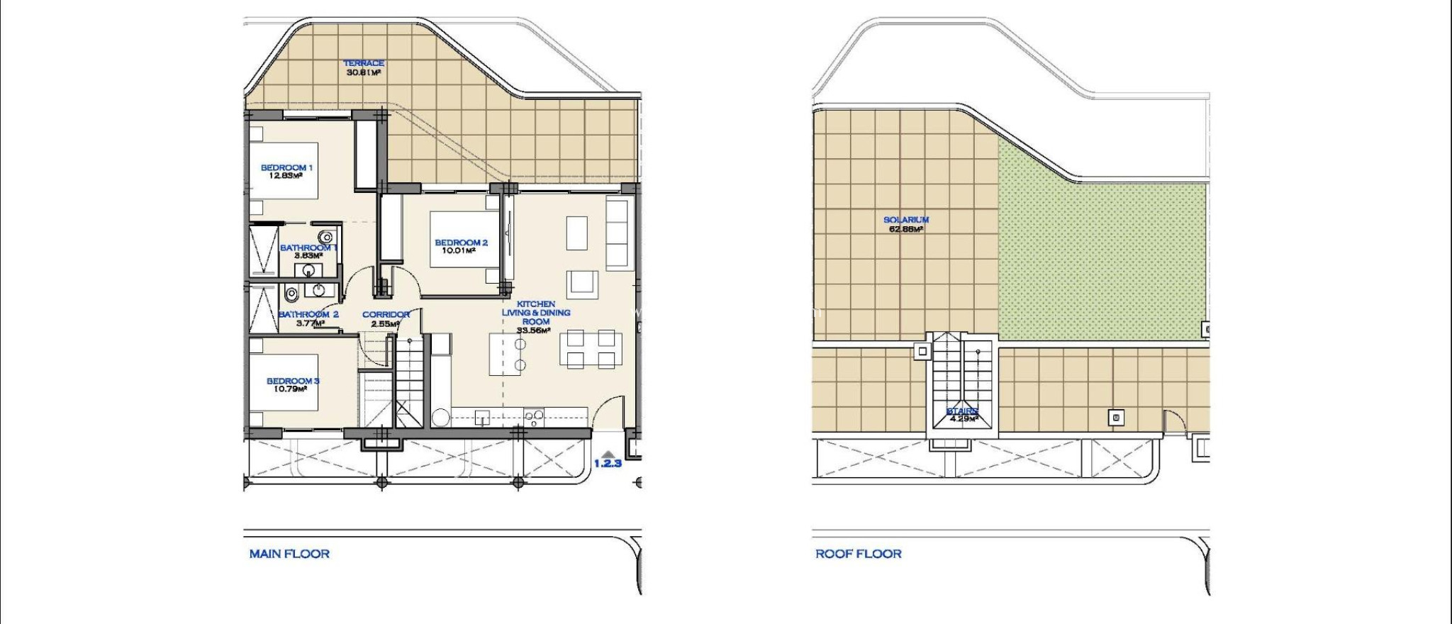 Nouvelle Construction - Penthouse - Los Alcazares - Serena Golf