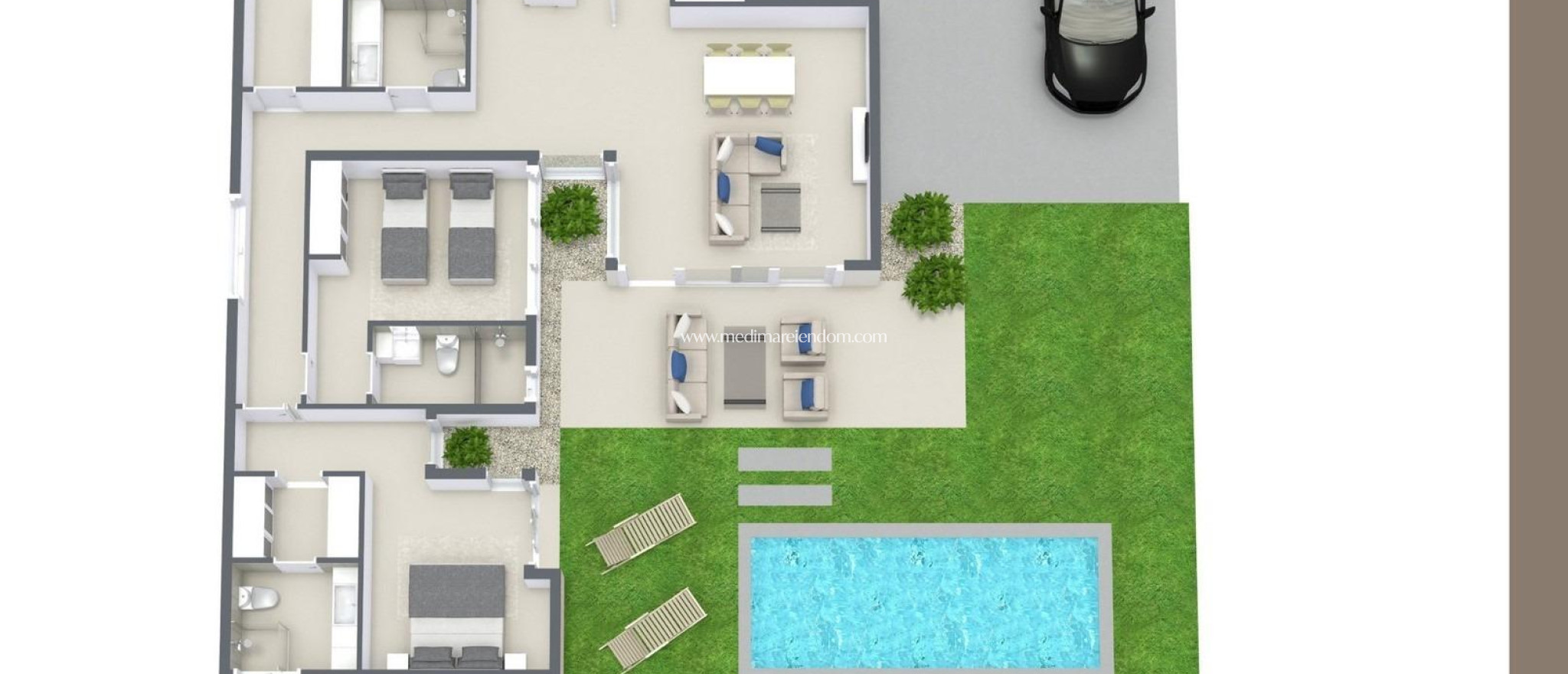 Nouvelle Construction - Villa - Banos y Mendigo - Altaona Golf