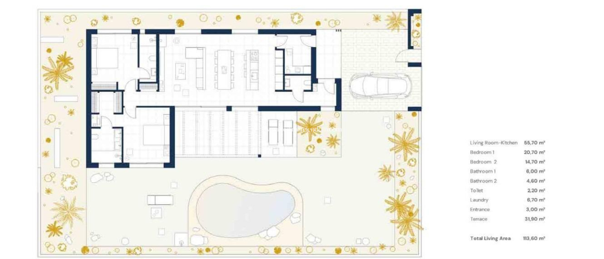 Nouvelle Construction - Villa - Banos y Mendigo - Altaona Golf