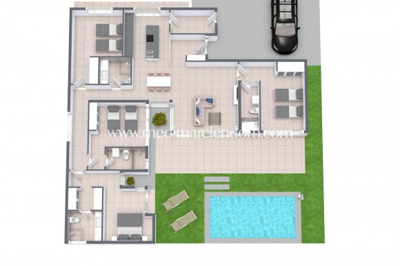 Nouvelle Construction - Villa - Banos y Mendigo - Altaona Golf