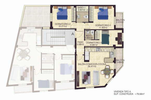 Новостройки - Апартаменты - Jacarilla - pueblo