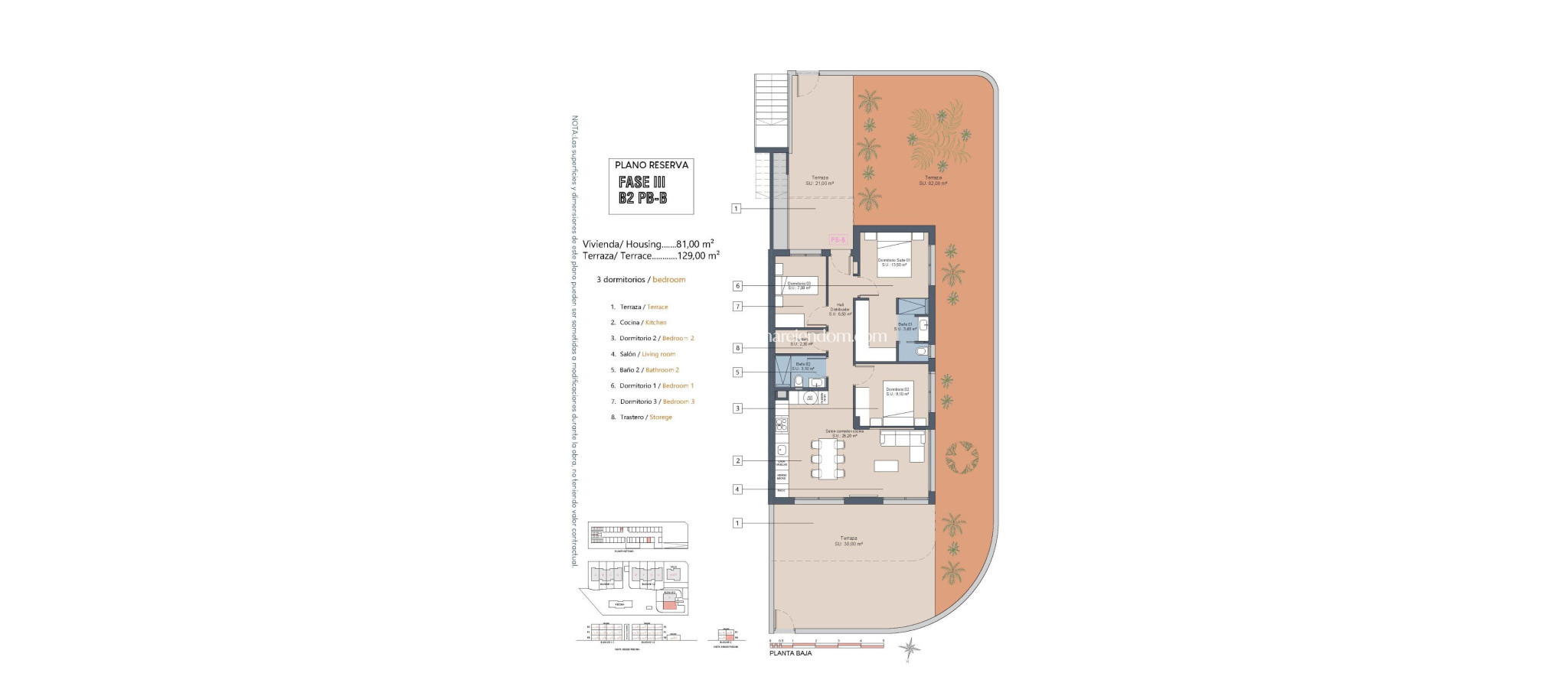 Новостройки - Bungalow - Los Alcazares - La Serena Golf