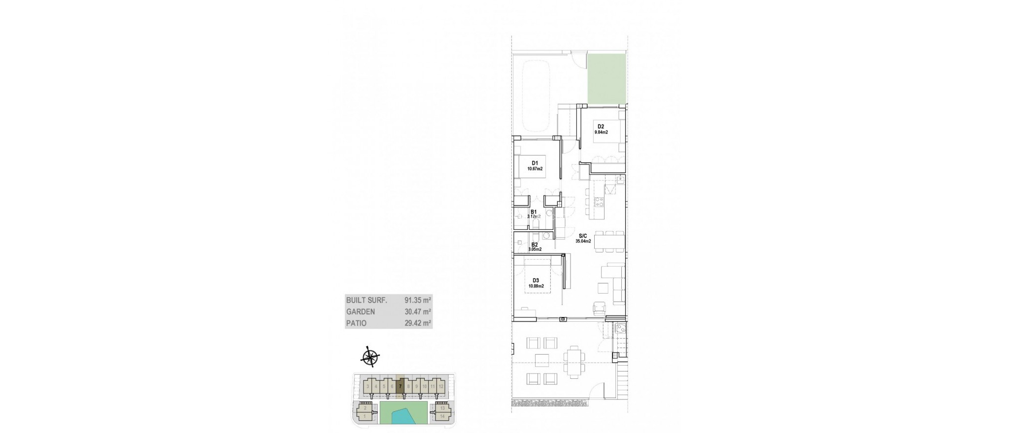 Новостройки - Bungalow - Los Belones - Mar De Cristal