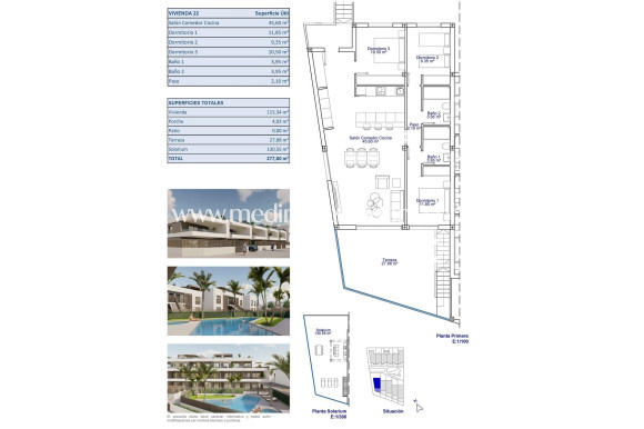 Новостройки - Bungalow - Pilar de la Horadada - pueblo