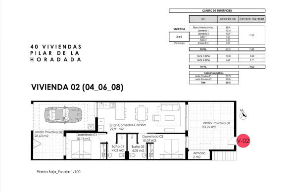 Новостройки - Bungalow - Pilar de la Horadada - pueblo