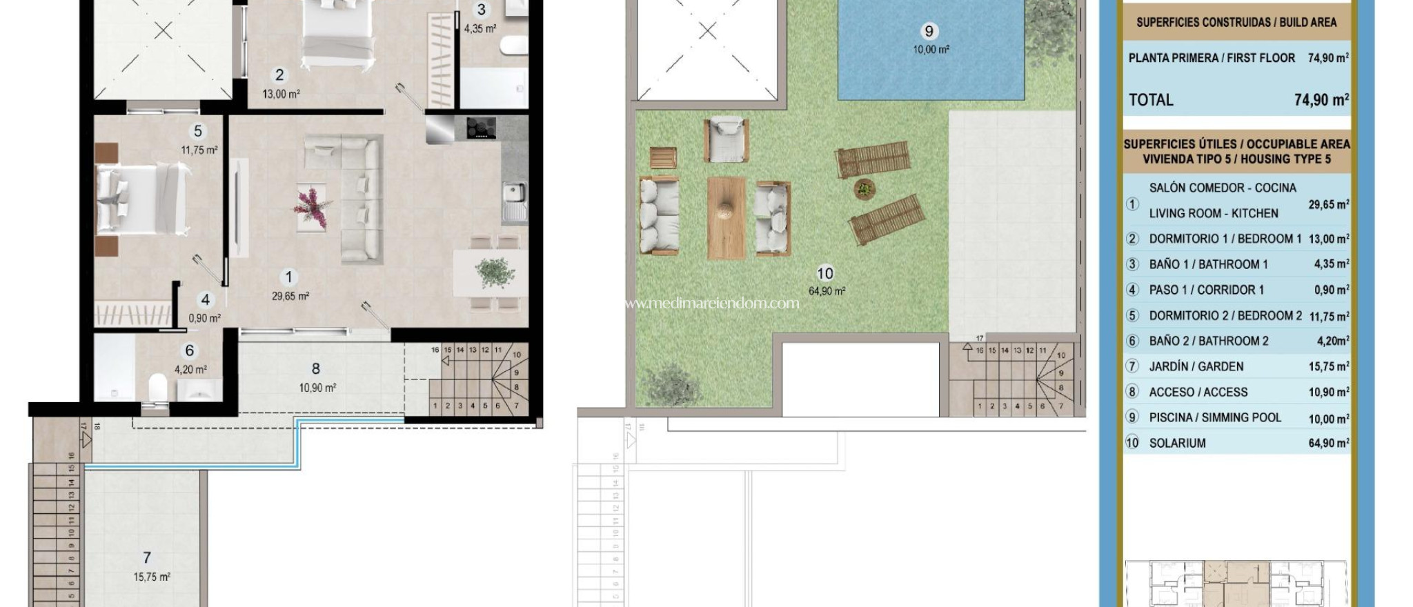 Новостройки - Bungalow - San Pedro del Pinatar - Lo Pagan