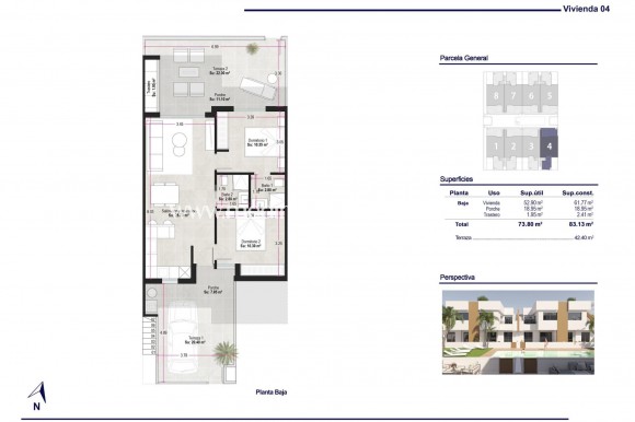 Новостройки - Bungalow - San Pedro del Pinatar - Los Peñascos