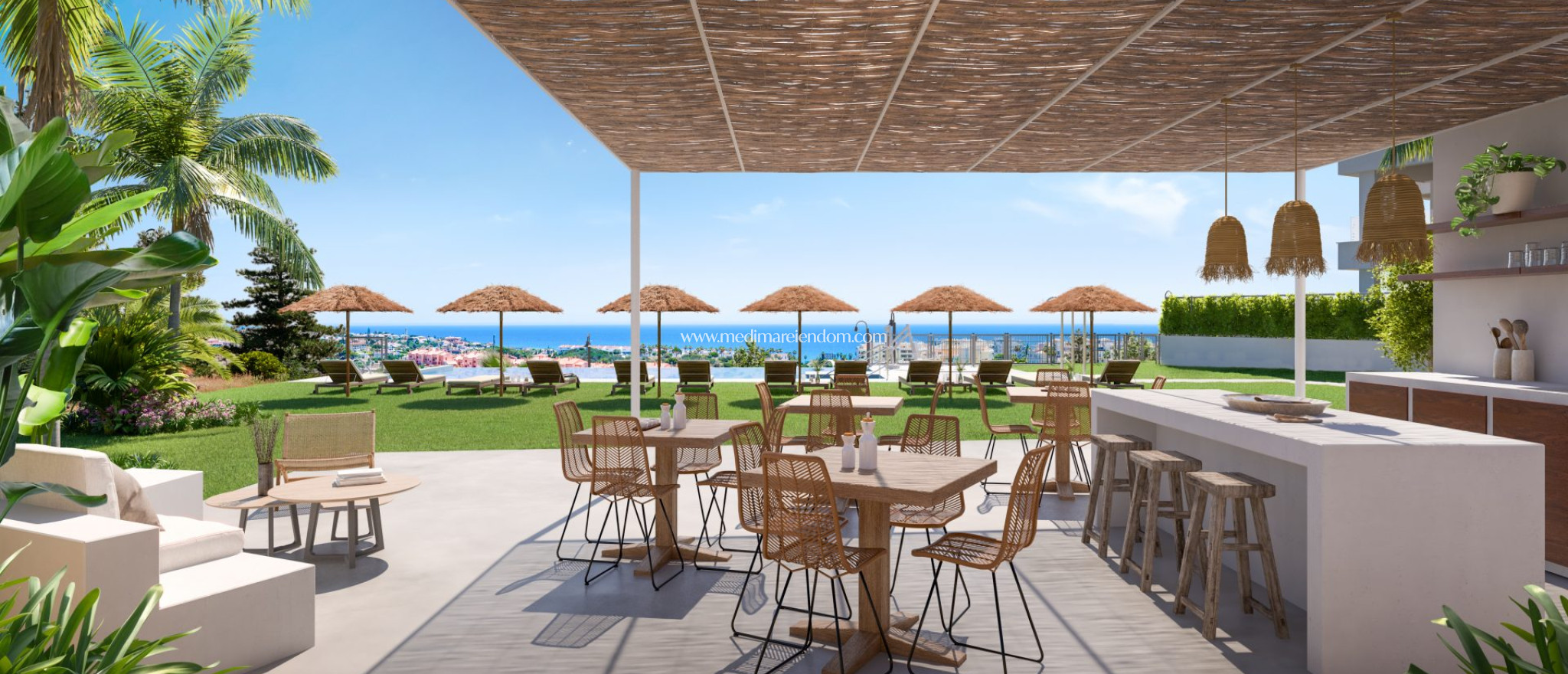 Новостройки - Квартира на первом этаже - Las Lagunas de Mijas