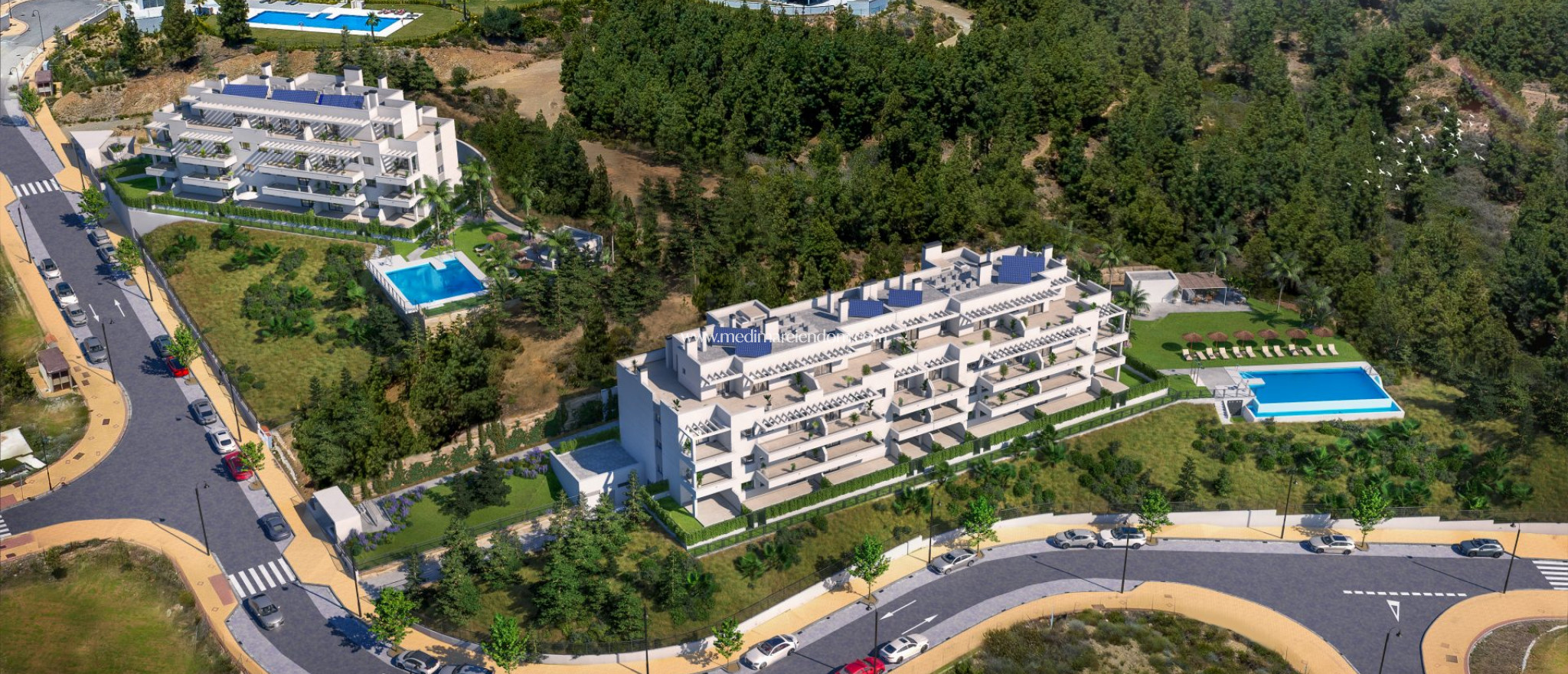 Новостройки - Квартира на первом этаже - Las Lagunas de Mijas