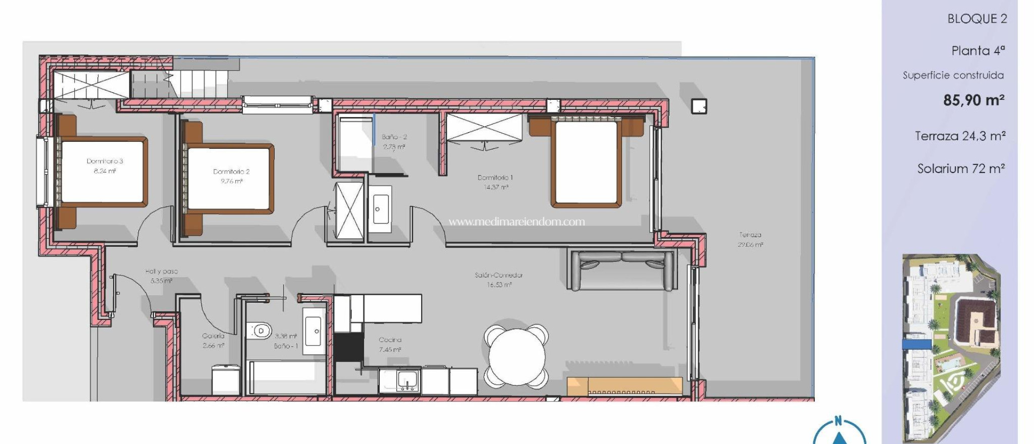Новостройки - Penthouse - Guardamar del Segura - El Raso