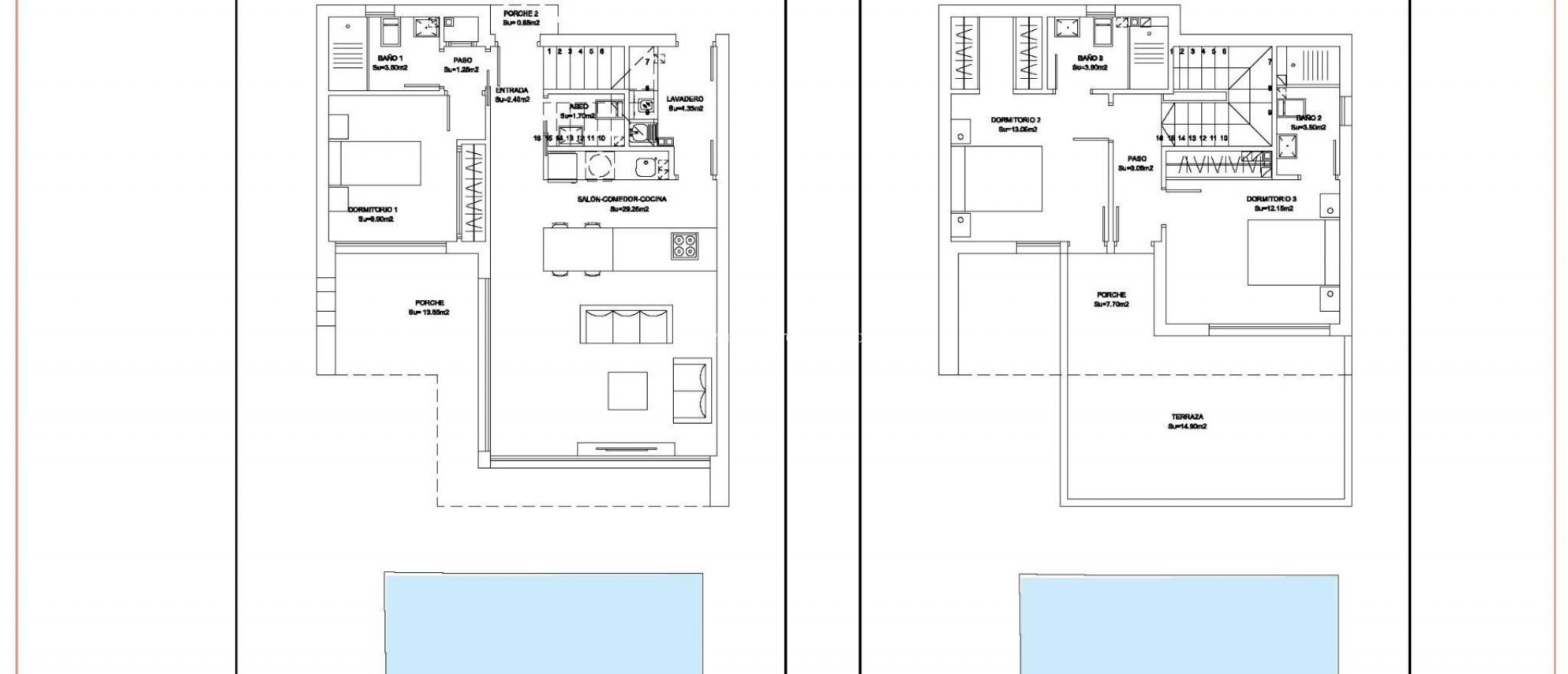 Новостройки - Виллы - San Pedro del Pinatar - Centro