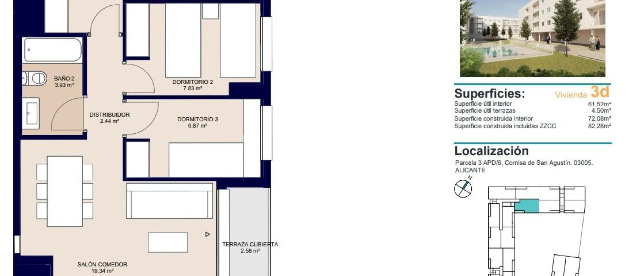 Nowo zbudowane - Apartament - Alicante - San Agustín