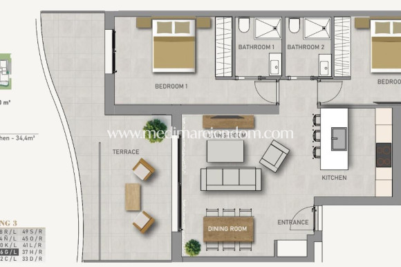 Nowo zbudowane - Apartament - Guardamar del Segura - El Raso