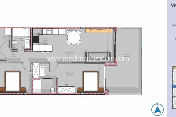 Nowo zbudowane - Apartament - Guardamar del Segura - El Raso