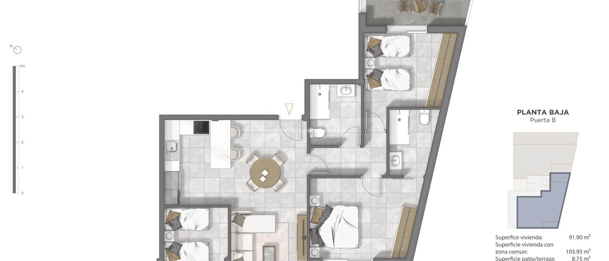 Nowo zbudowane - Apartament - Guardamar del Segura - Pueblo