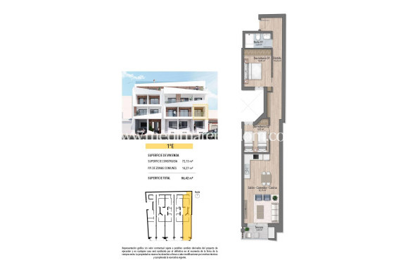 Nowo zbudowane - Apartament - Torrevieja - Playa Del Cura