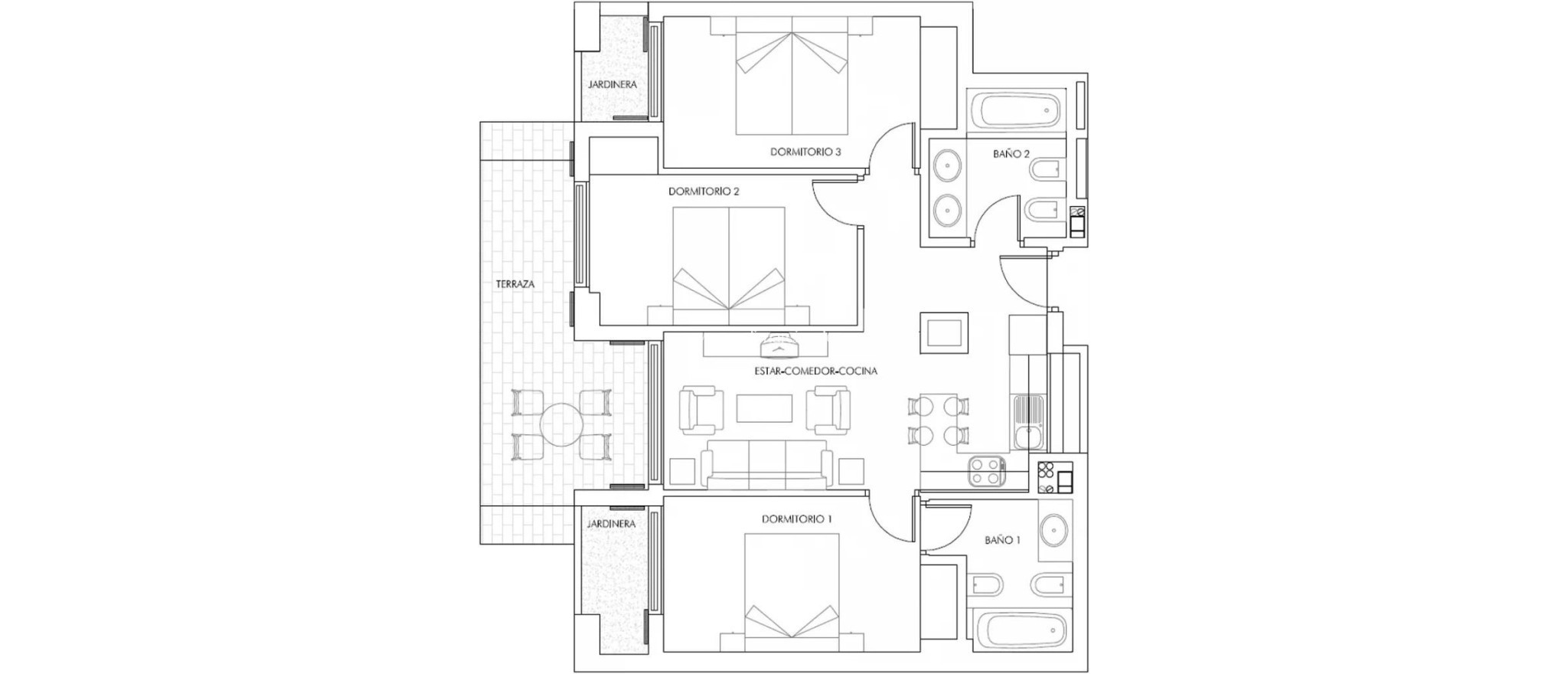 Nowo zbudowane - Apartament - Vera - Puerto del Rey