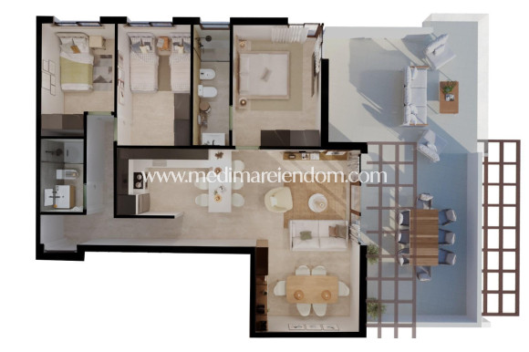 Nowo zbudowane - Apartament - Vera - Vera Playa