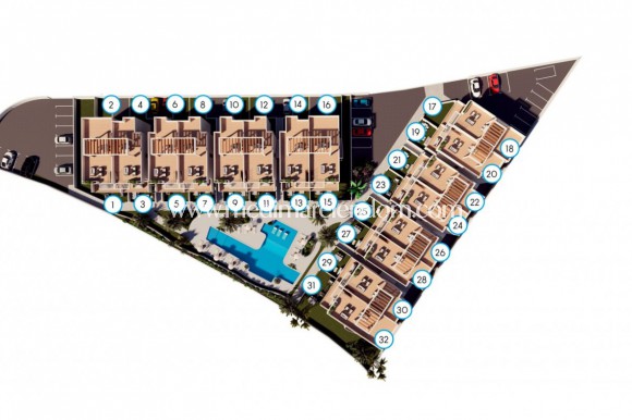 Nowo zbudowane - Bungalow - Finestrat - Sector 13