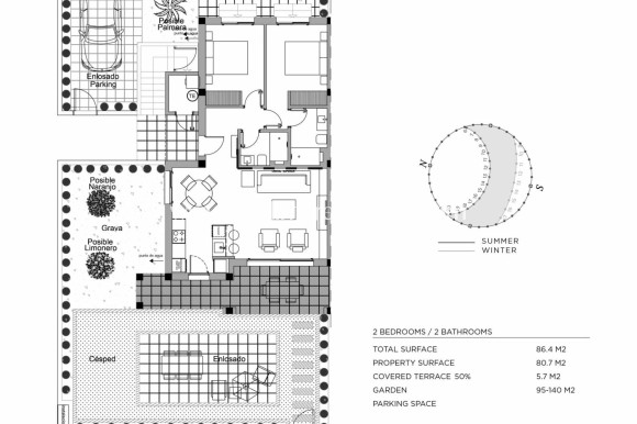 Nowo zbudowane - Bungalow na parterze - Rojales - Doña Pena