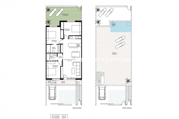 Nowo zbudowane - Bungalow - San Javier - Santiago de la Ribera