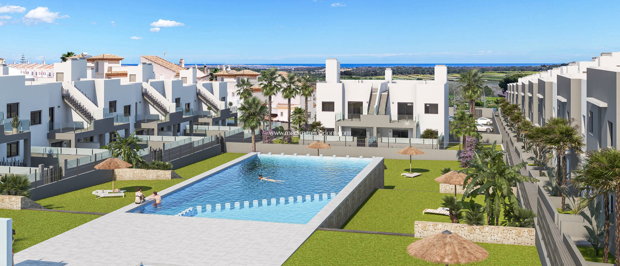 Nowo zbudowane - Niski bungalow - San Miguel de Salinas