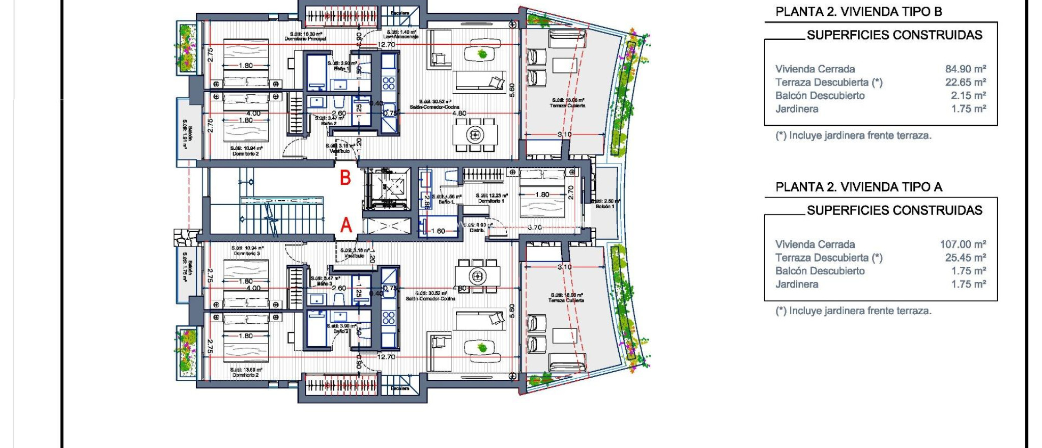 Nowo zbudowane - Penthouse - La Manga Club