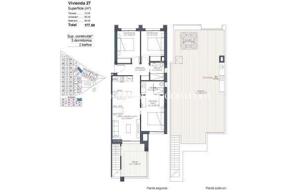 Nowo zbudowane - Penthouse - Los Alcazares - Serena Golf
