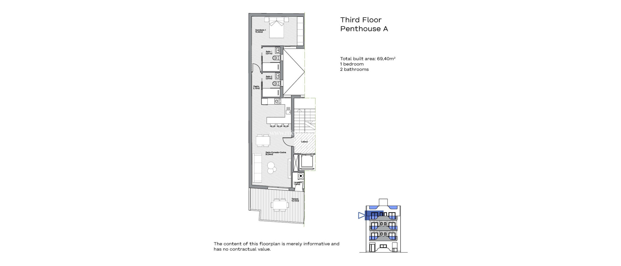 Nowo zbudowane - Penthouse - Torrevieja - Centro