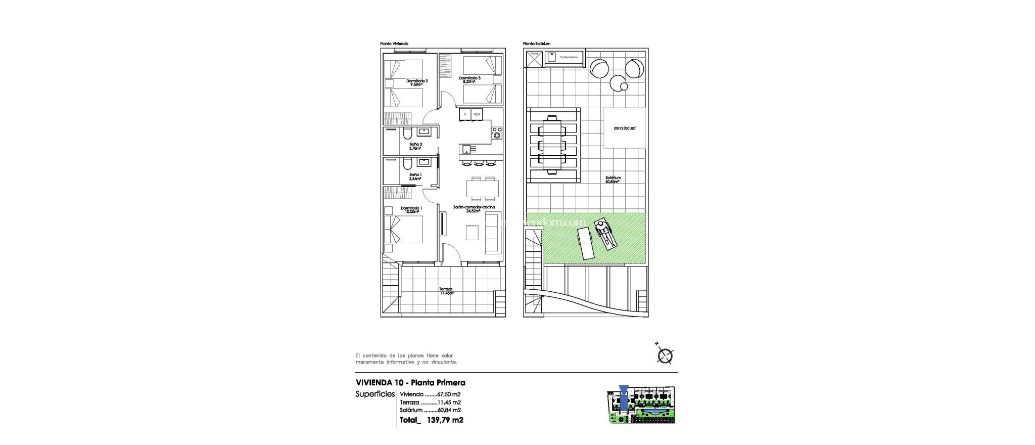 Nybygg - Bungalow - Pilar de la Horadada - Parque Ramon eugenio Escudero