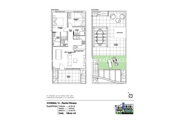 Nybygg - Bungalow - Pilar de la Horadada - Parque Ramon eugenio Escudero