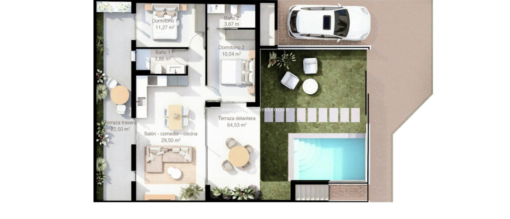 Nybygg - Bungalow - San Pedro del Pinatar - Lo Pagan