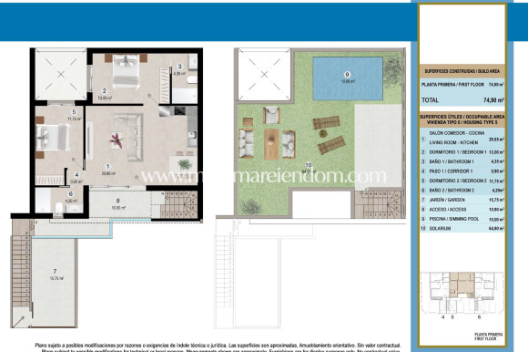 Nybygg - Bungalow - San Pedro del Pinatar - Lo Pagan