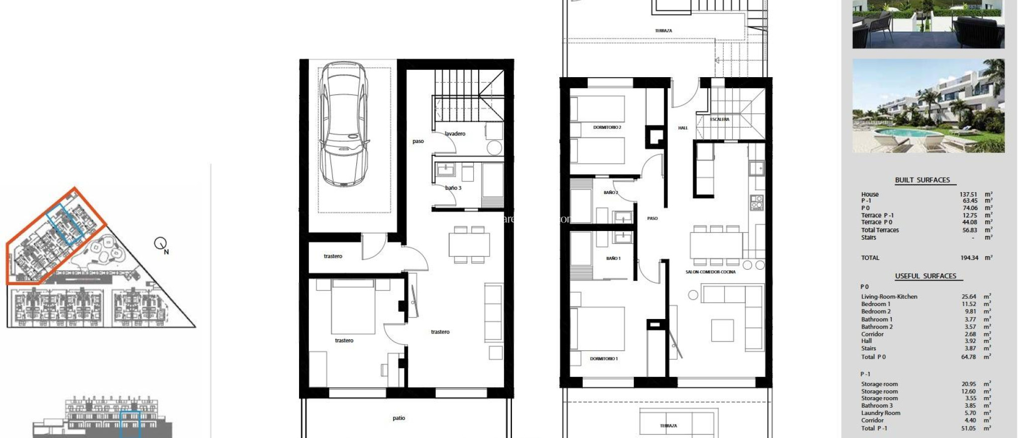 Nybygg - Bungalow - Torrevieja - Lago Jardin