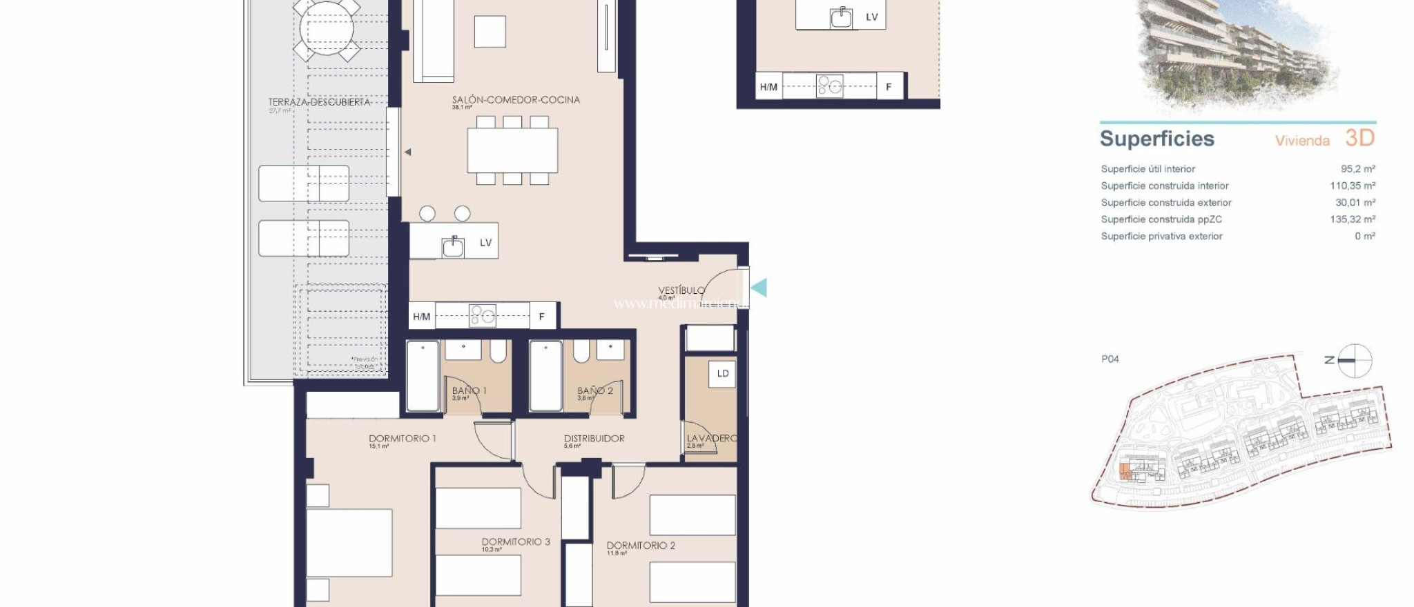 Nybygg - Penthouse - Denia - Playa de La Almadraba