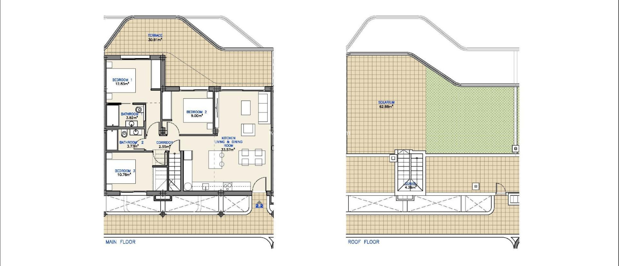 Nybygg - Penthouse - Los Alcazares - Serena Golf