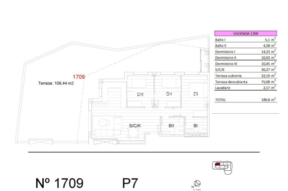 Nybygg - Penthouse - San Miguel de Salinas - Pueblo