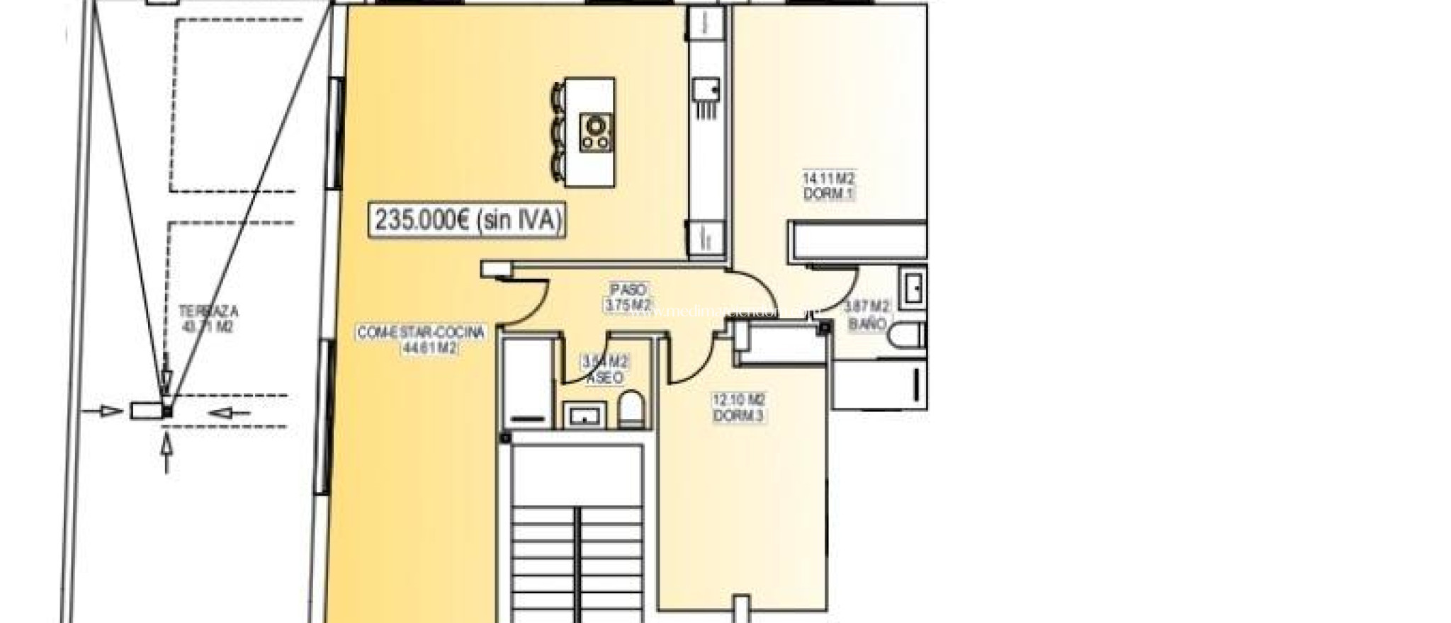 Nybygg - Penthouse - San Miguel de Salinas - Pueblo